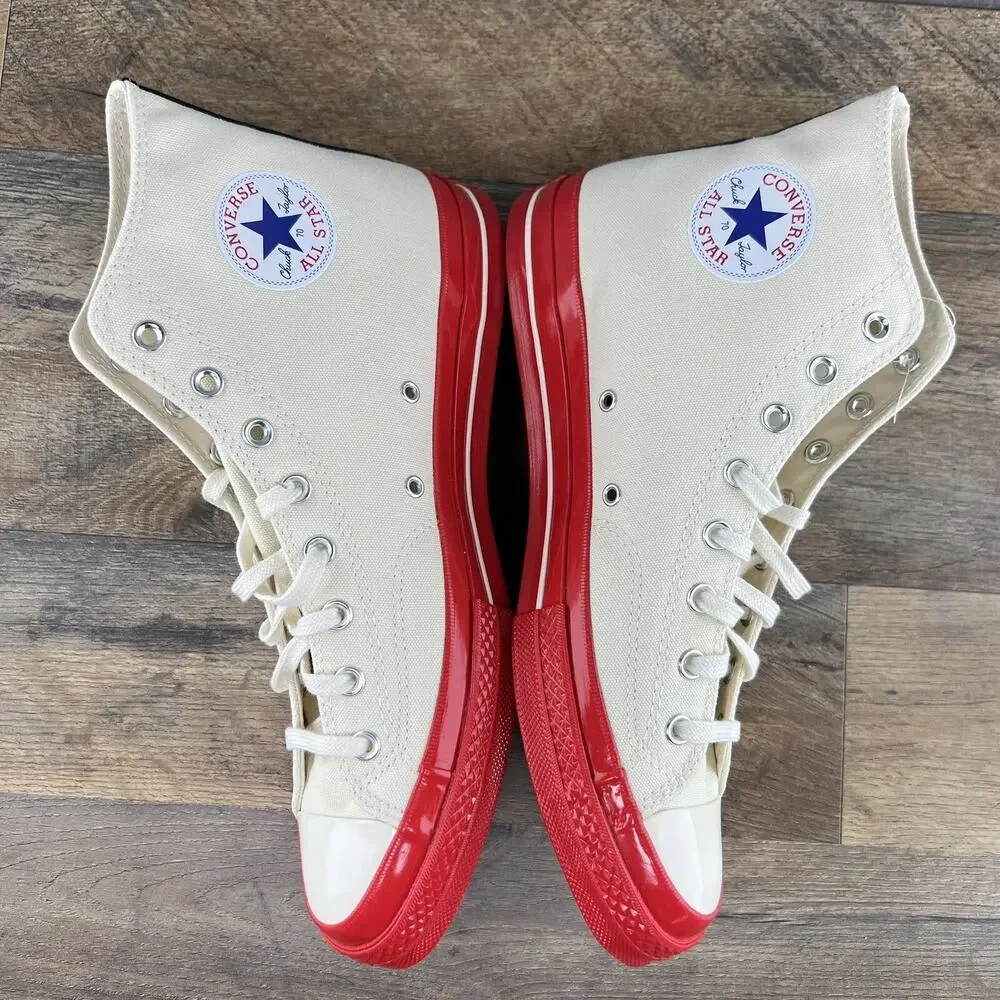 Converse Chuck Taylor All Star 70 High Comme Des Garcons Sz 10 Mens Pristine Red